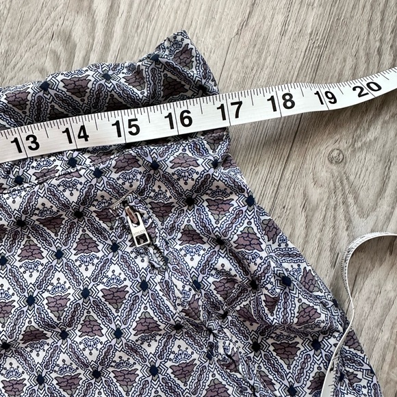 Athleta Hudson Board Shorts Womens 14 Geometric Drawstring stretch - Picture 4 of 8